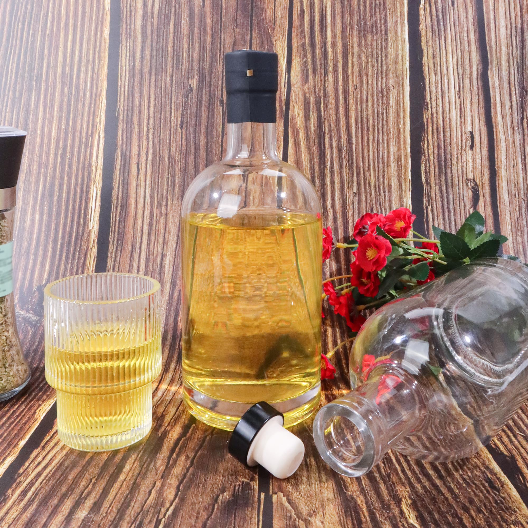 GUANENA bottle bottom design provides stability on tabletops