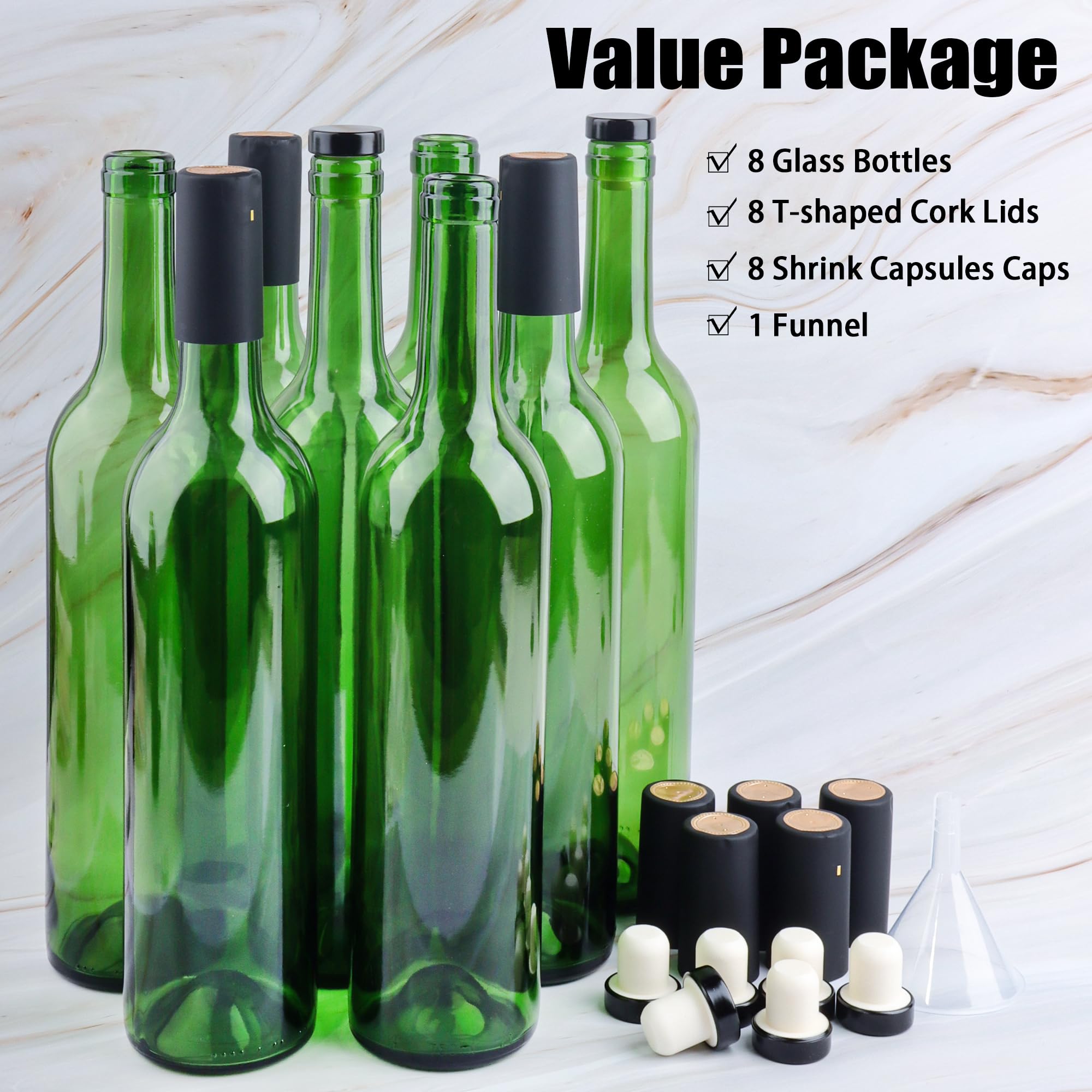 GUANENA gift-ready bottle set for celebrations and DIY projects