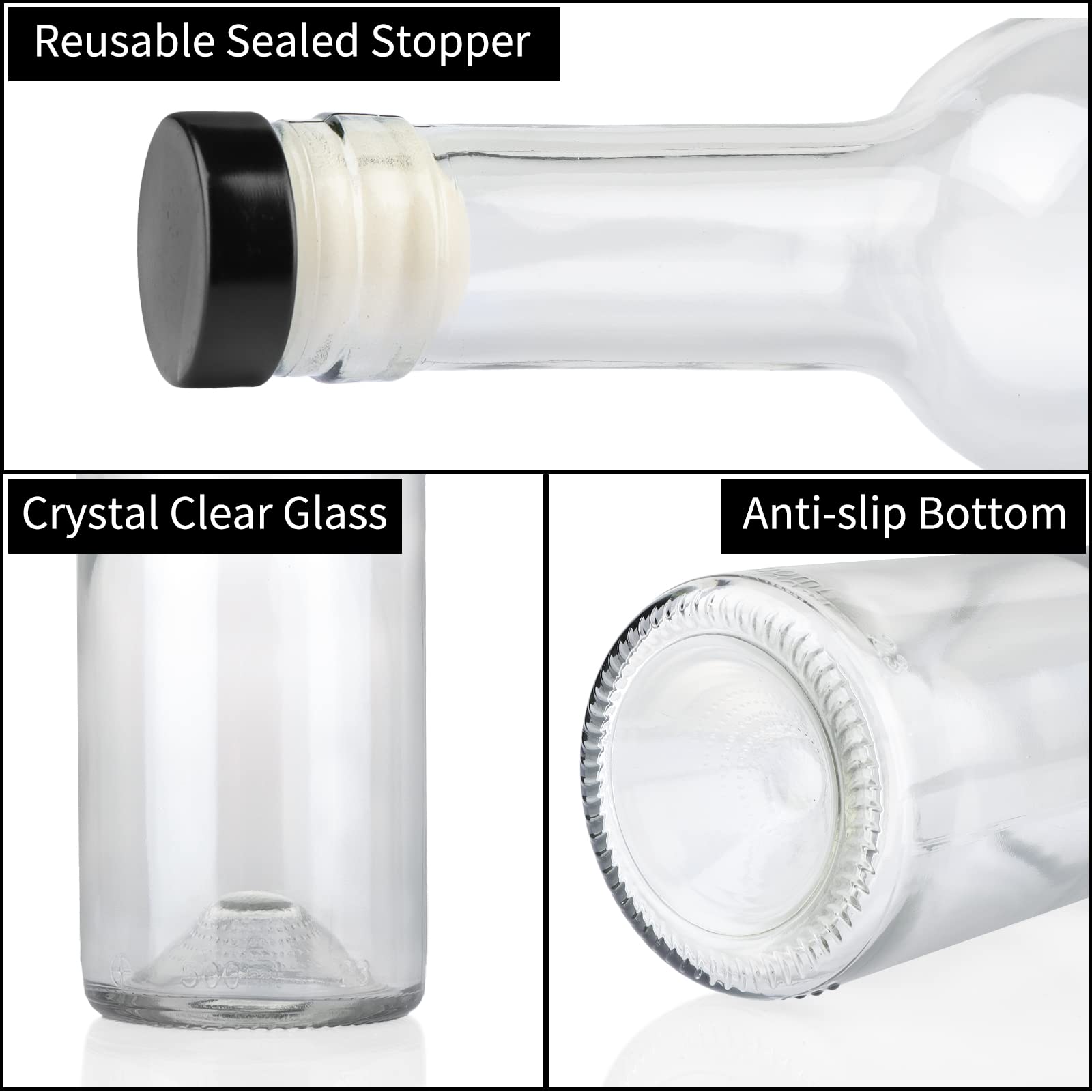 GUANENA PVC shrink capsule detail highlighting elegant finish and bottle integrity