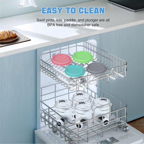 GuanQiao 16 oz capacity pint ideal for family treats.