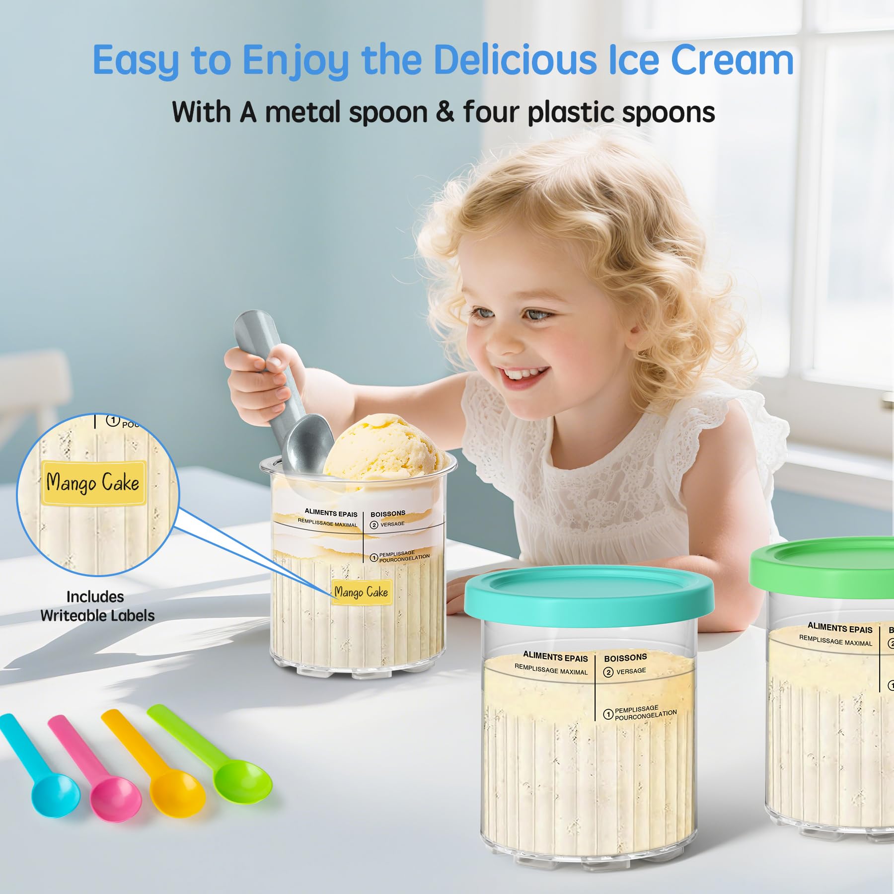 GuanQiao BPA-free dishwasher-safe containers