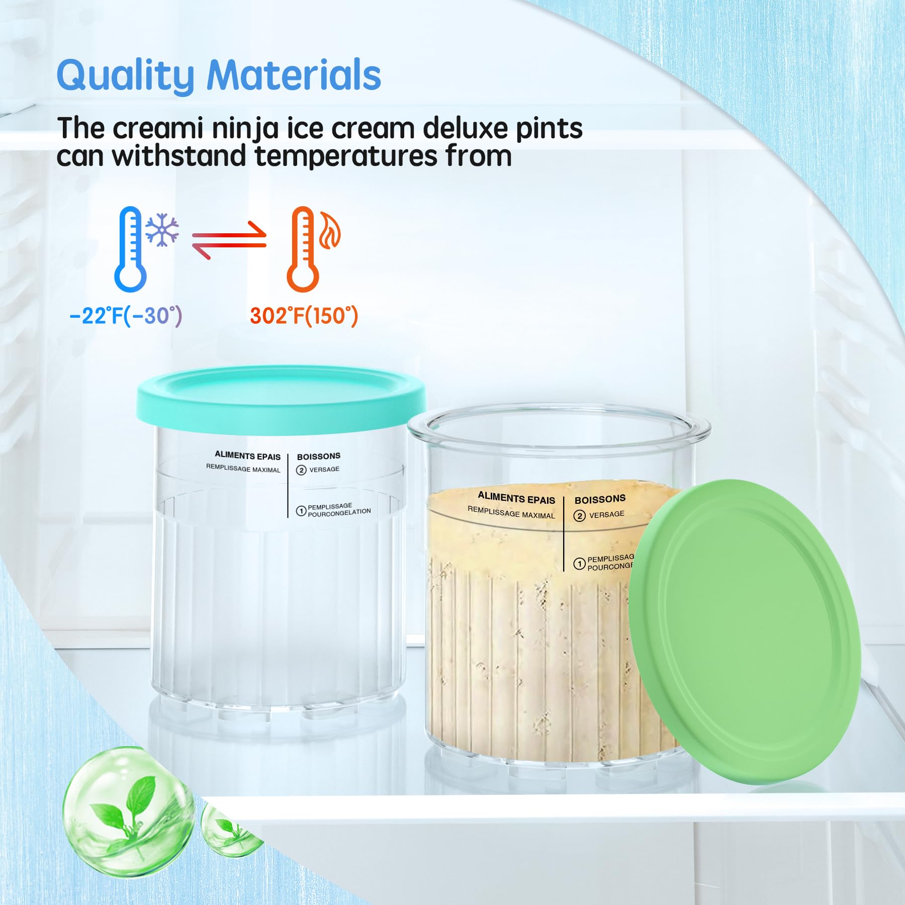 64 writable labels keep flavor names and dates organized.