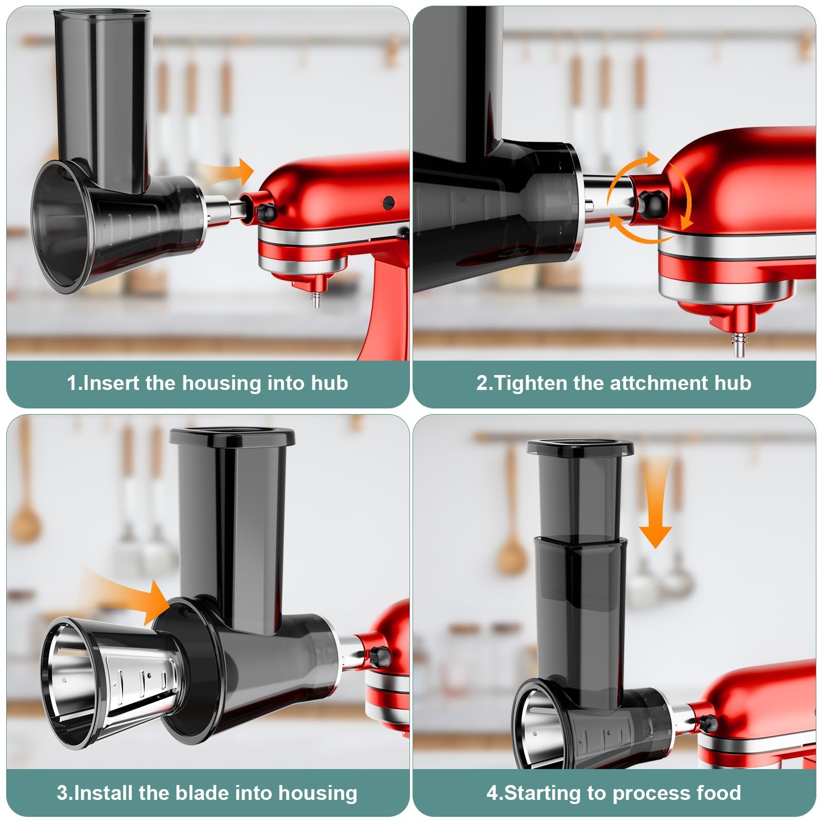 GuanQiao attachment shows top-rack dishwasher safe design
