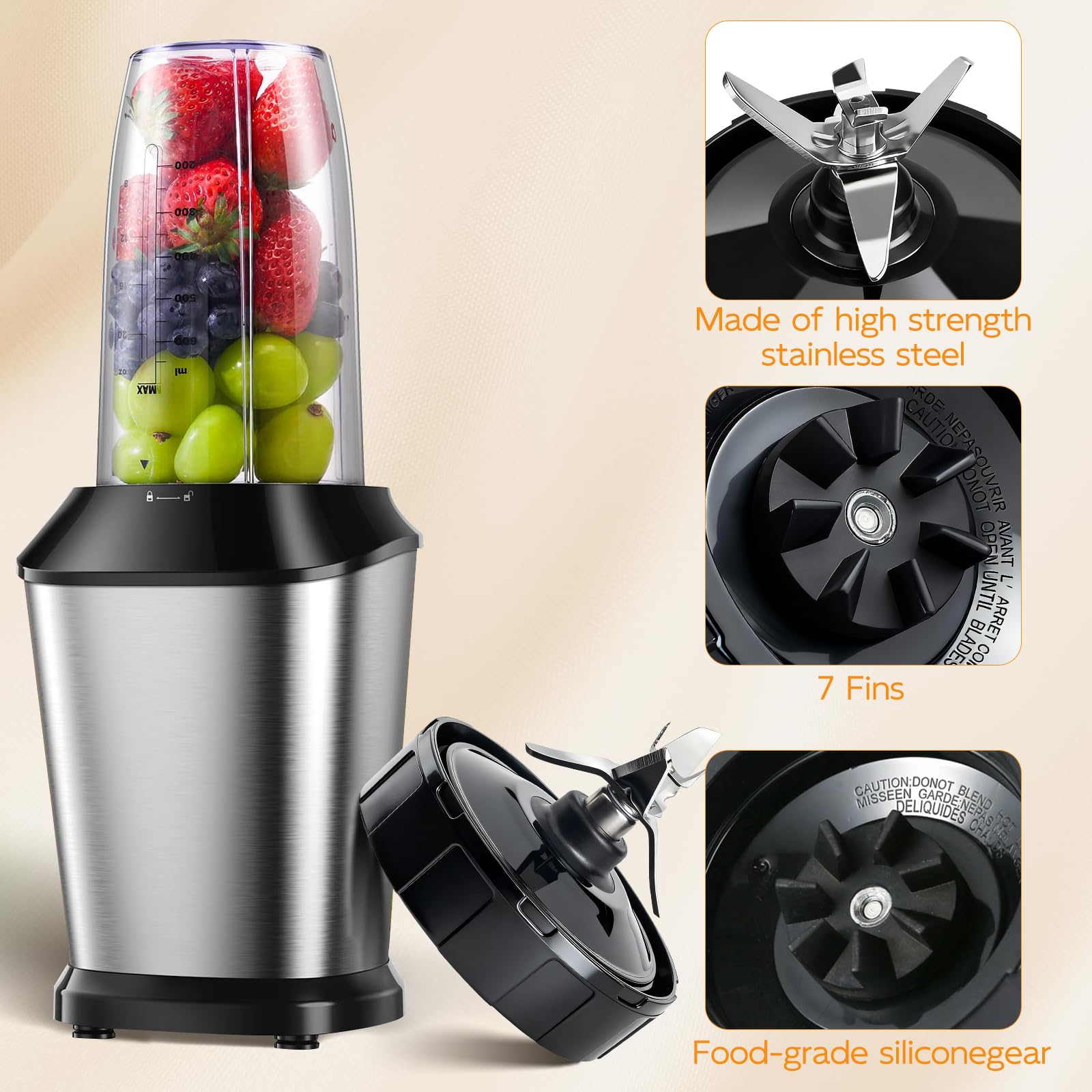 GuanQiao dishwasher-safe materials simplify cleaning after smoothie blends.