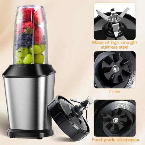 GuanQiao dishwasher-safe materials simplify cleaning after smoothie blends.