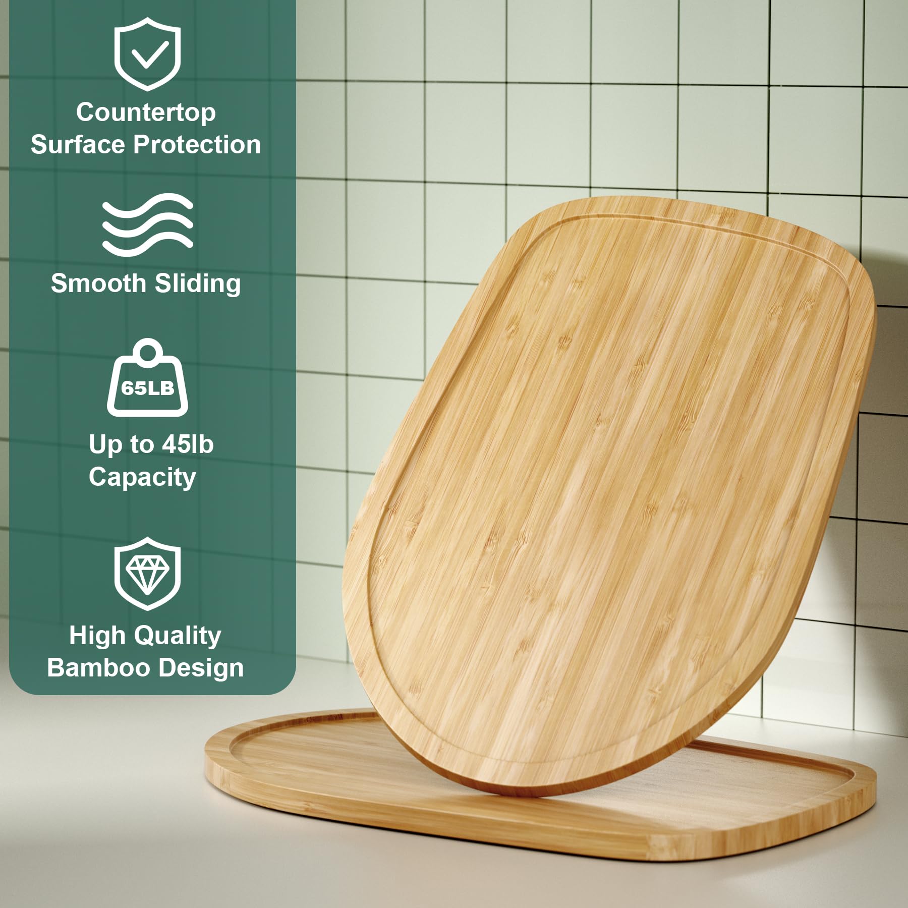 GuanQiao durable bamboo material enhances kitchen counter protection.