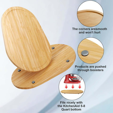GuanQiao Moving Tray with mixer demonstrates easy sliding.