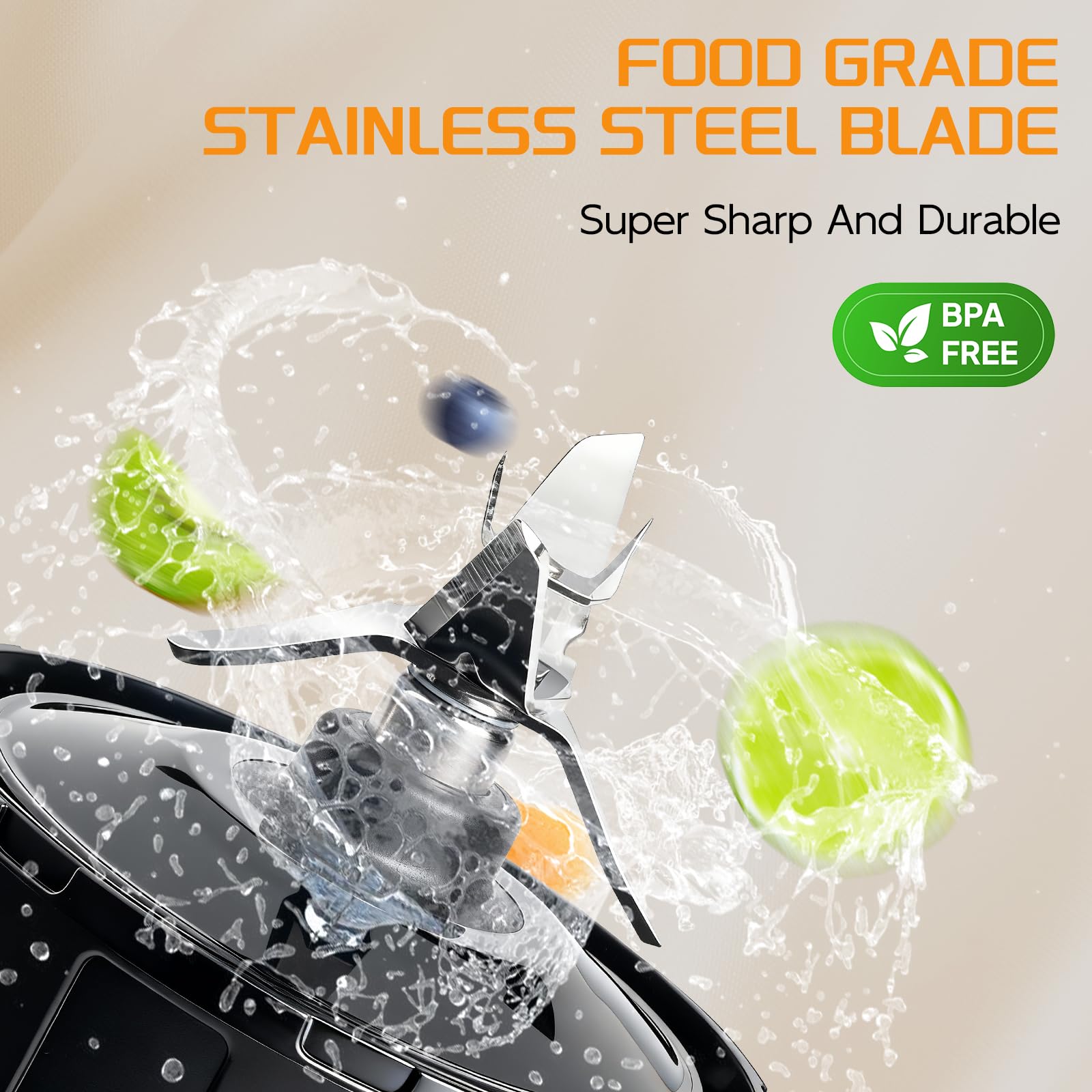 GuanQiao Ninja blender replacement blade improves blending performance and consistency.