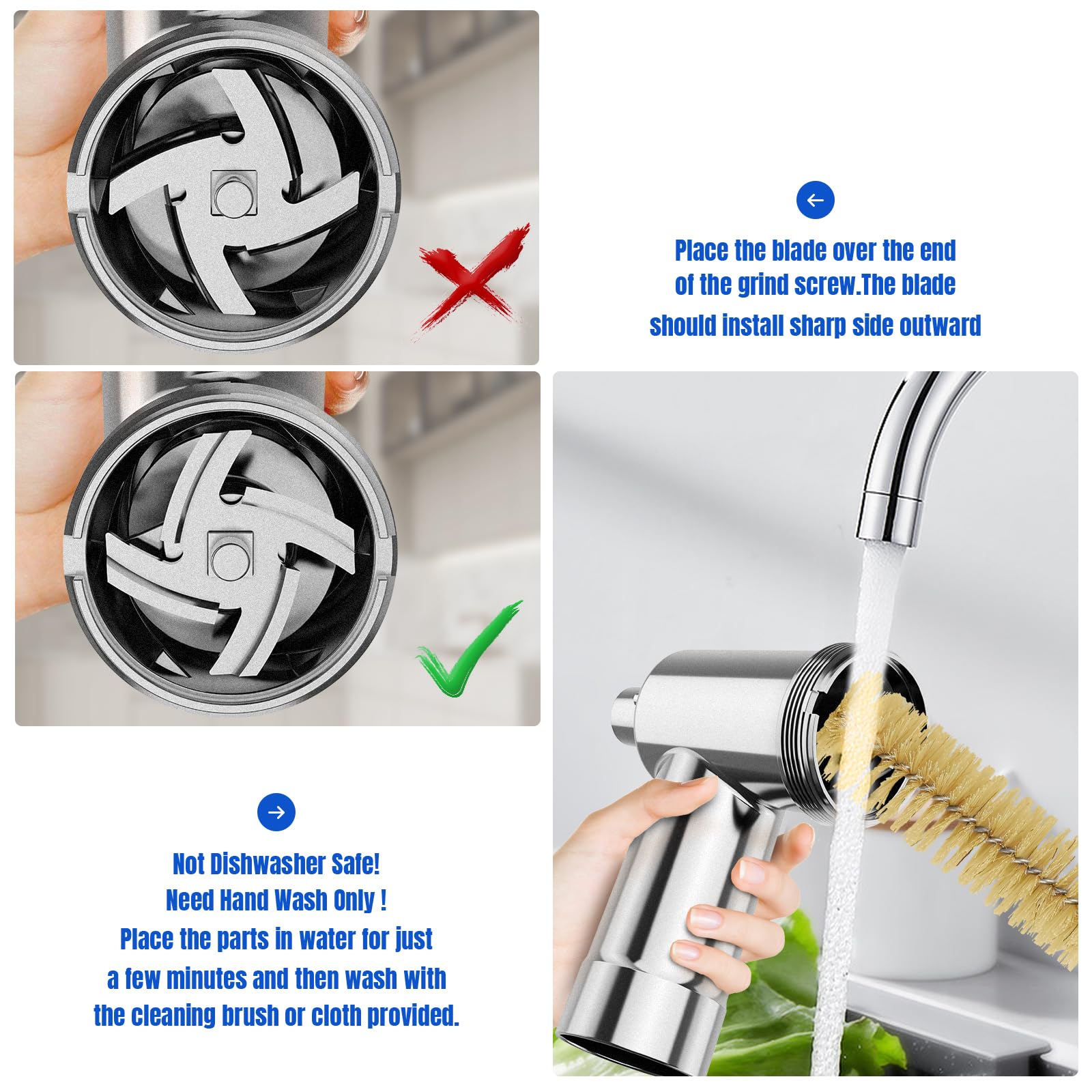 GuanQiao cleaning brush for reaching hidden gaps after use.