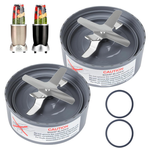 GuanQiao extractor blade assembly for NutriBullet blade set, two-pack for smooth blending.