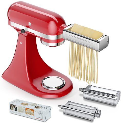 GuanQiao pasta sheet roller for KitchenAid creates uniform 6-inch sheets