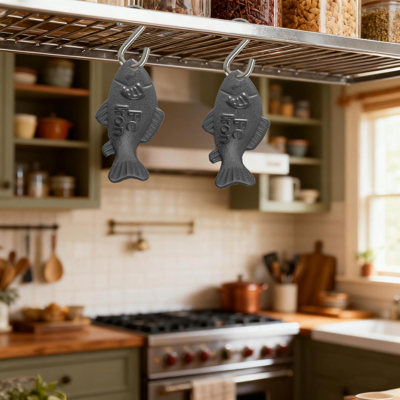 GUCHO Iron Fish 2-pack packaging for convenient storage