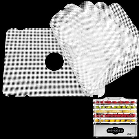 GUCUJI silicone dehydrator sheets fit Magic Mill trays for even drying