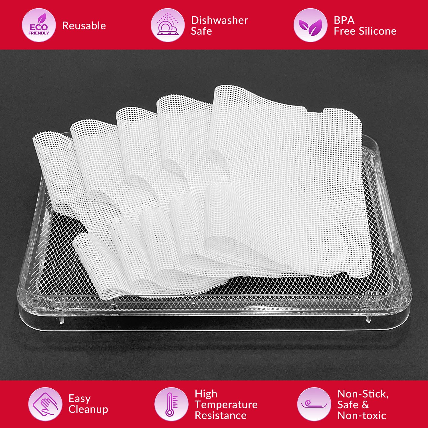 GUCUJI non-stick surface for easy release and cleanup