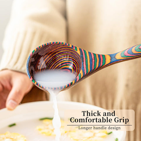 Gudamaye 2.0 oz spoon ladle supports precise servings.