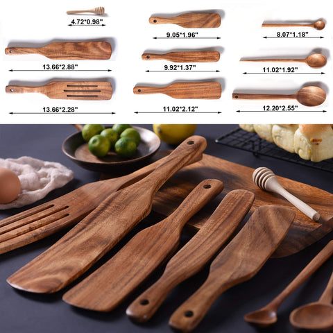 Gudamaye Medium Spurtle for steady stirring in bowls