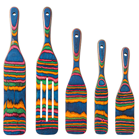 Gudamaye Pakkawood Spurtle Set collection — durable, heat-resistant utensils for everyday cooking.