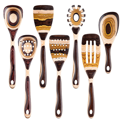Gudamaye pakkawood spoon for precise stirring and even heat in home cooking.