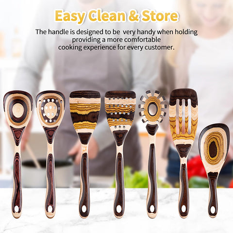Gudamaye turner spoon offers ergonomic flipping with precise control.