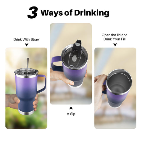 GUDEMAO 20 oz tumbler is dishwasher safe for easy cleaning