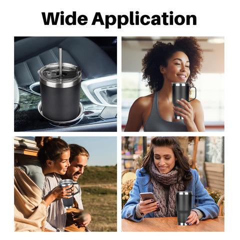 GUDEMAO travel mug in use at office breaks or workouts.