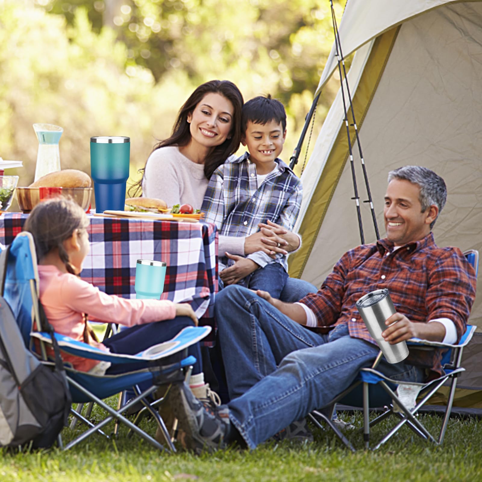 GUDEMAO 30 oz fits most car cup holders for commutes and road trips.