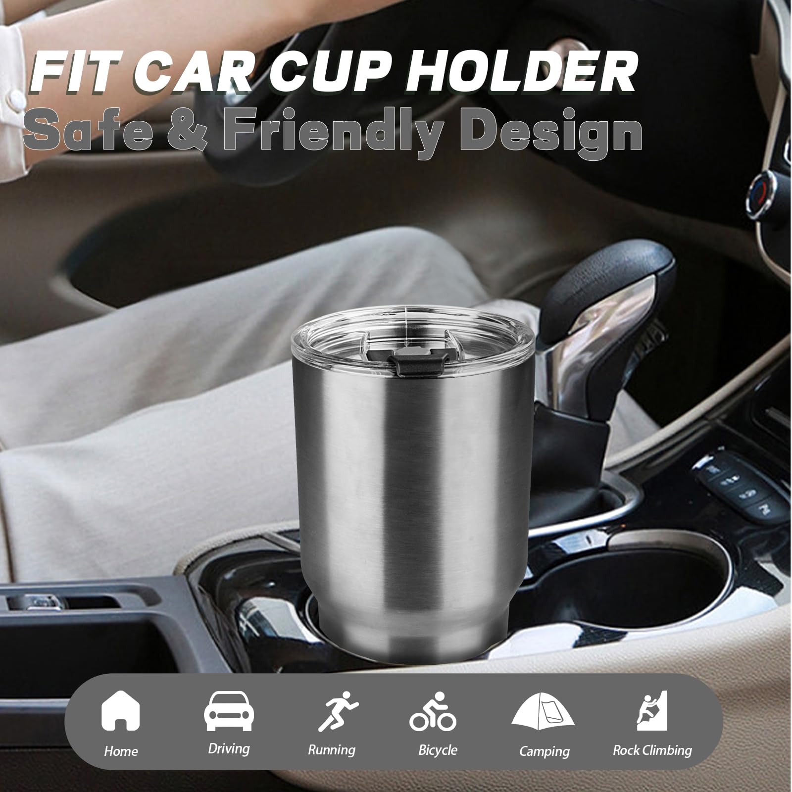 GUDEMAO tumbler kit includes two lids, two straws, and cleaning brushes.