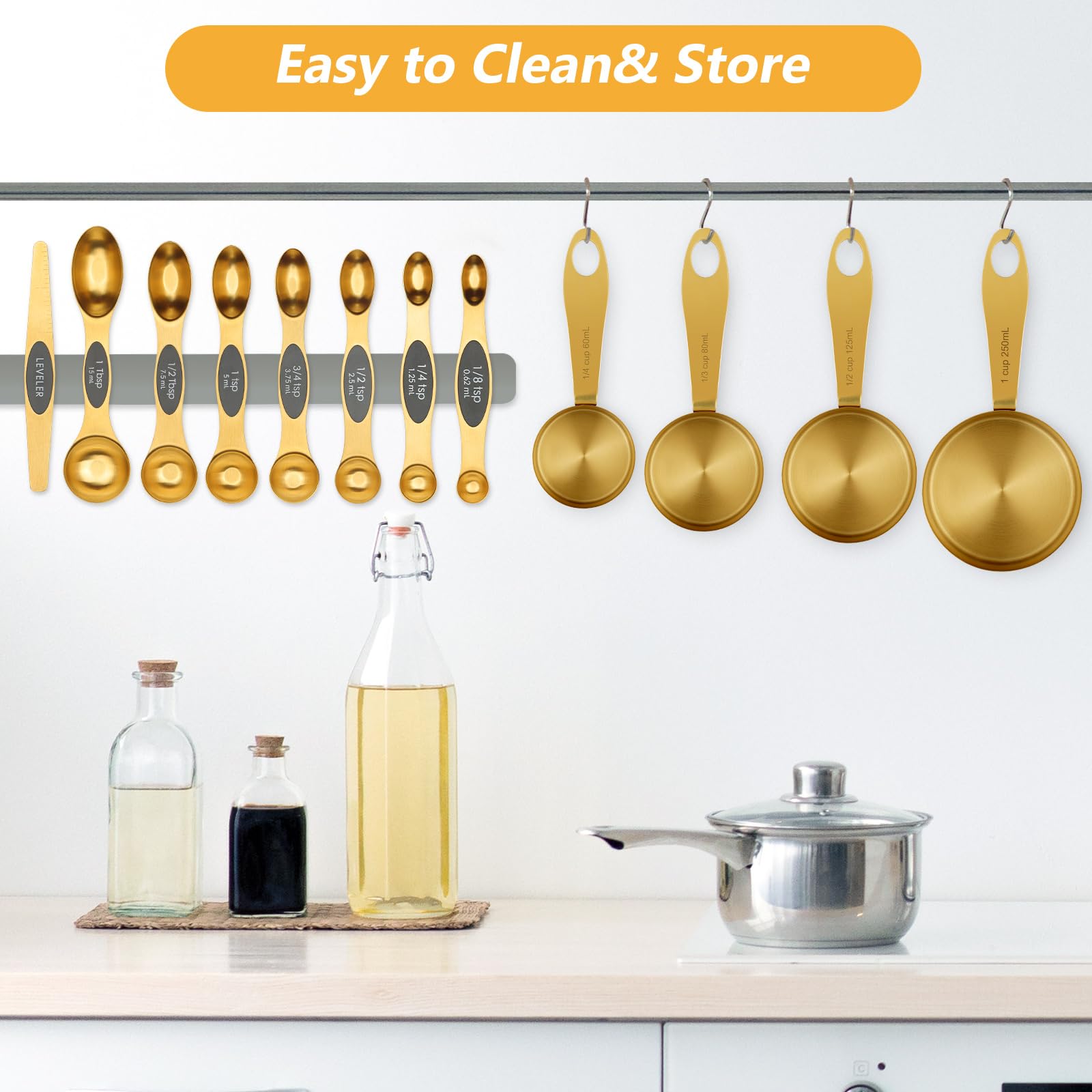GuDoQi gold stainless cups are durable and rust-resistant for daily use.