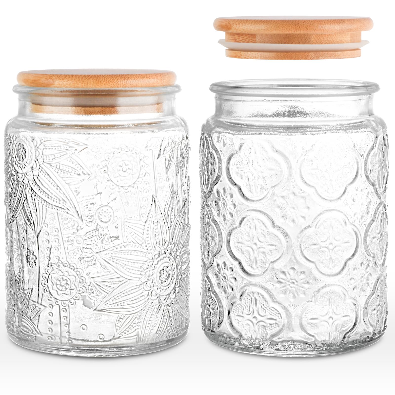 GUEQUITLEX multi-purpose jar ideal for crafts, office supplies, or kitchen organization.