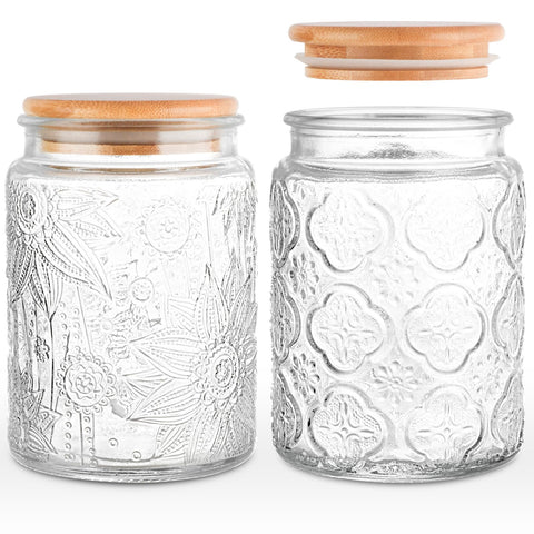 GUEQUITLEX multi-purpose jar ideal for crafts, office supplies, or kitchen organization.