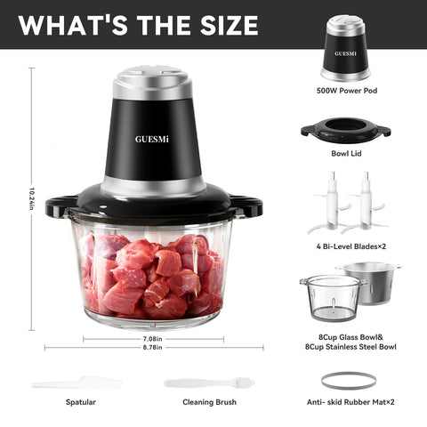 GUESMi BPA-free bowl is dishwasher-safe for convenient care