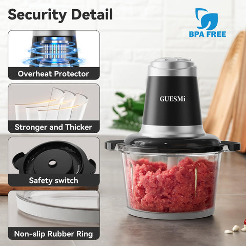 GUESMi no-residue cleaning design for quick, thorough cleanup