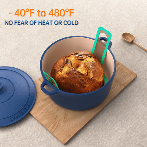 GUY.DRE.MAT bread sling fits 8-9 inch dough baskets for versatile baking.
