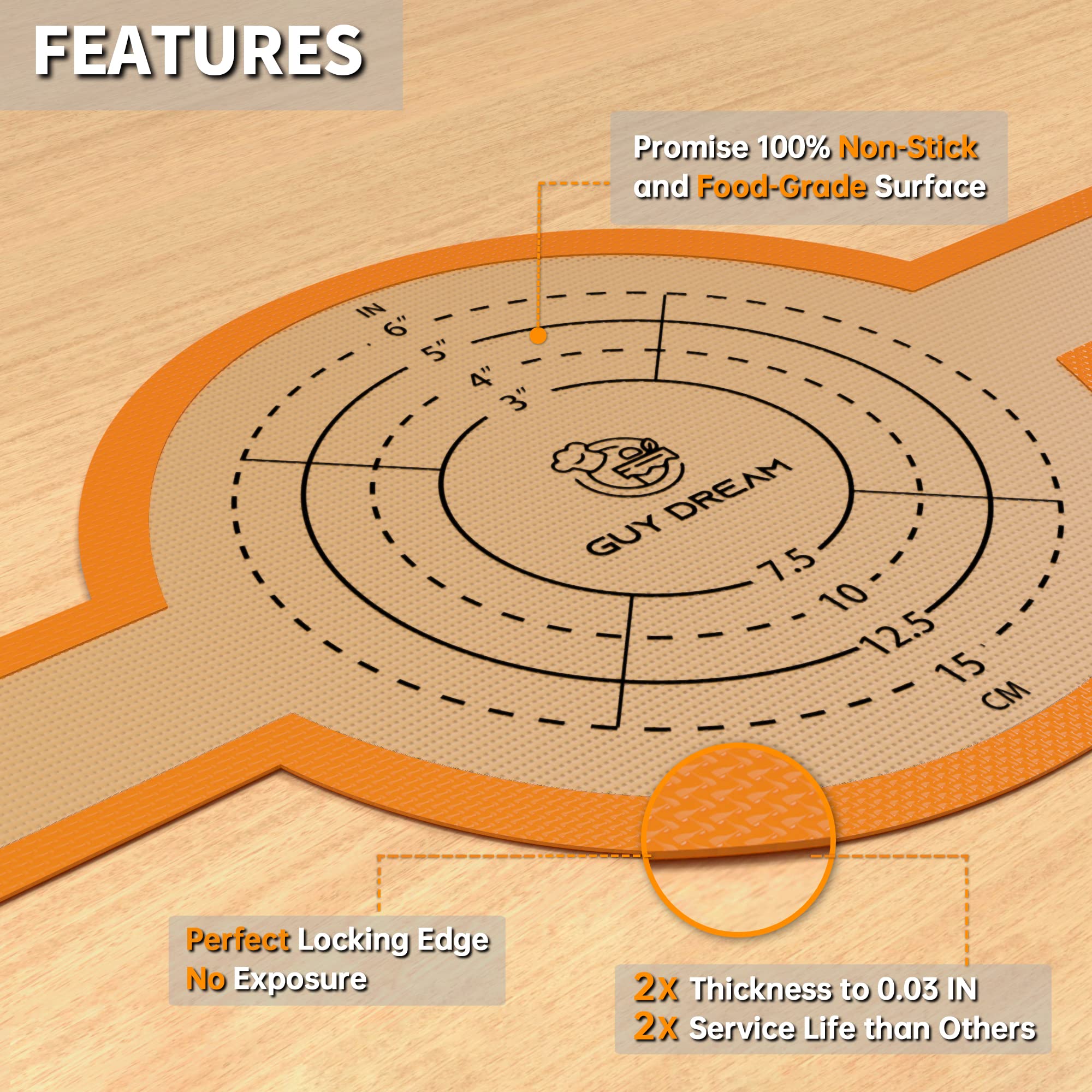 GUY.DRE.MAT bread sling showcases heat resistance up to 480°F.