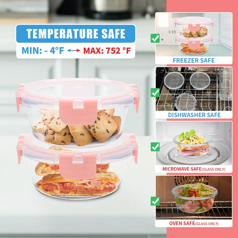 GULFLIN glass containers are dishwasher safe for easy cleaning after meals.