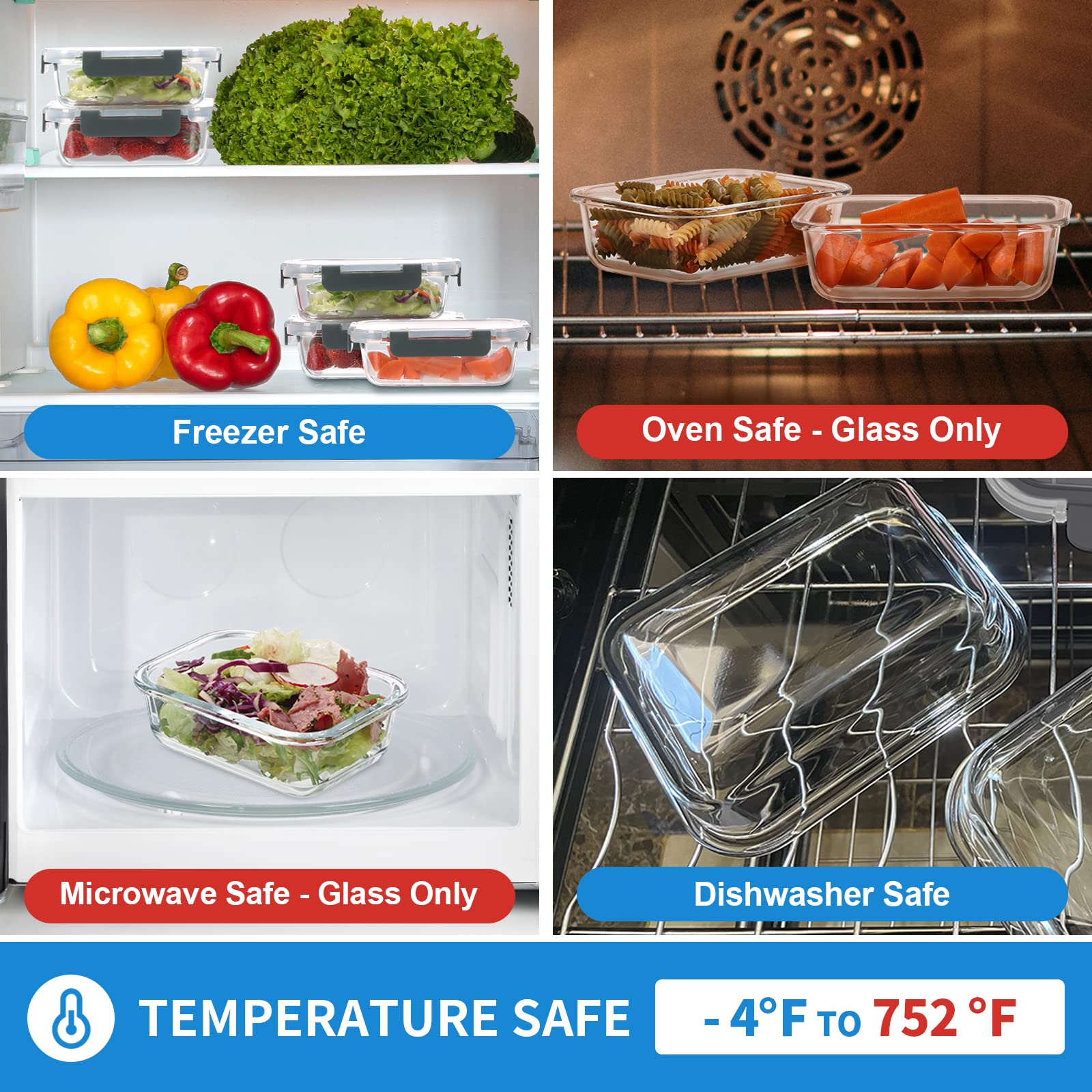 GULFLIN leak-proof lids provide secure portability for lunches.