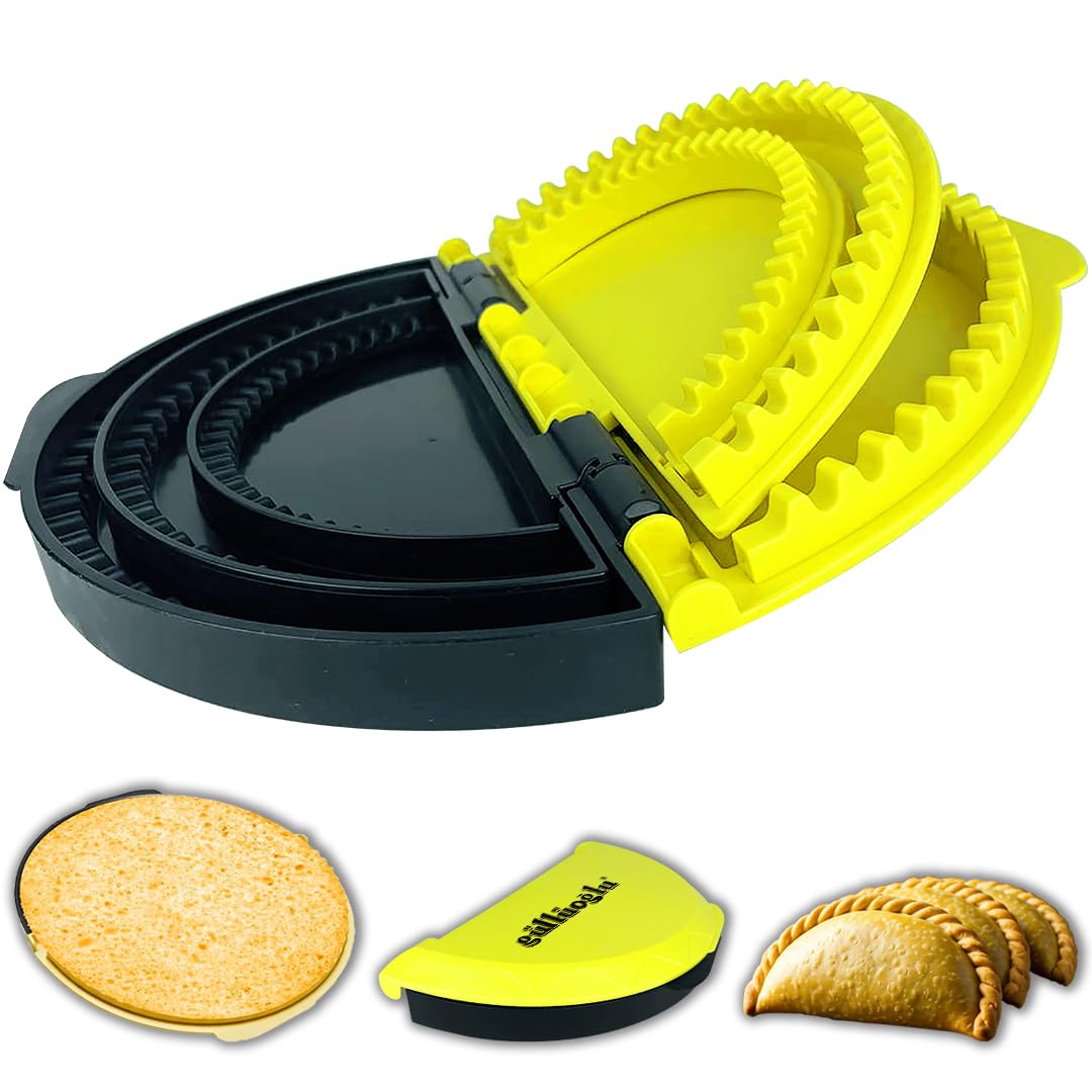 Gulluoglu tortilla sealer in hand for quick, mess-free crimp.
