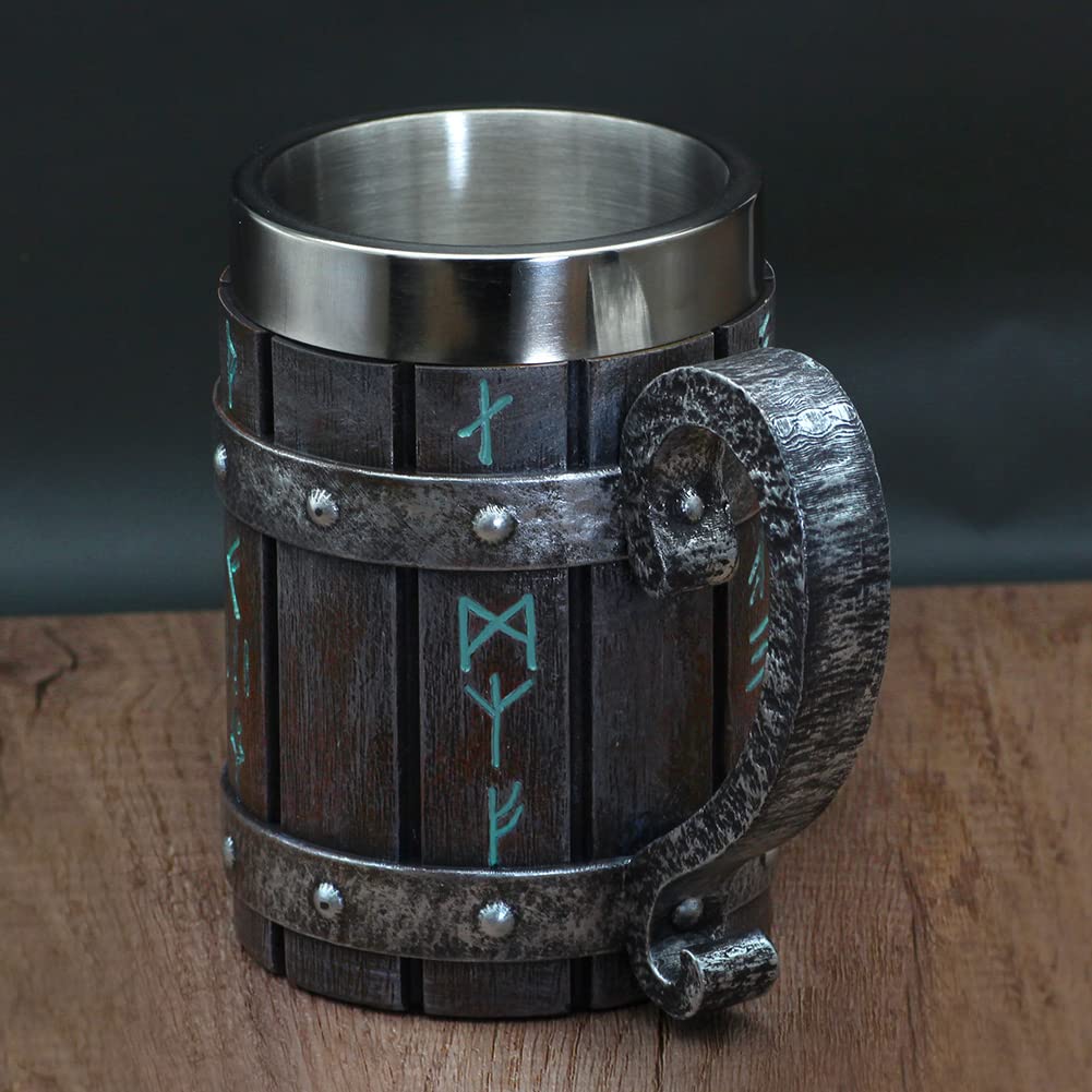GuoShuang sturdy heavy mug, perfect for beer or hot beverages.