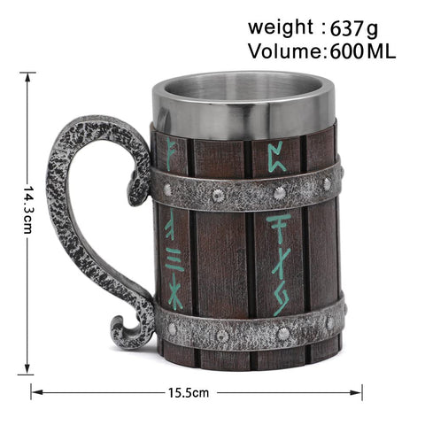 GuoShuang Norse decor table centerpiece for rustic settings.