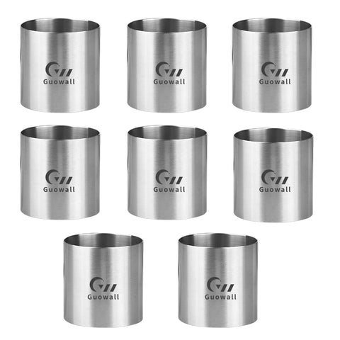 Guowall compact multi-use ring mold for petite desserts.