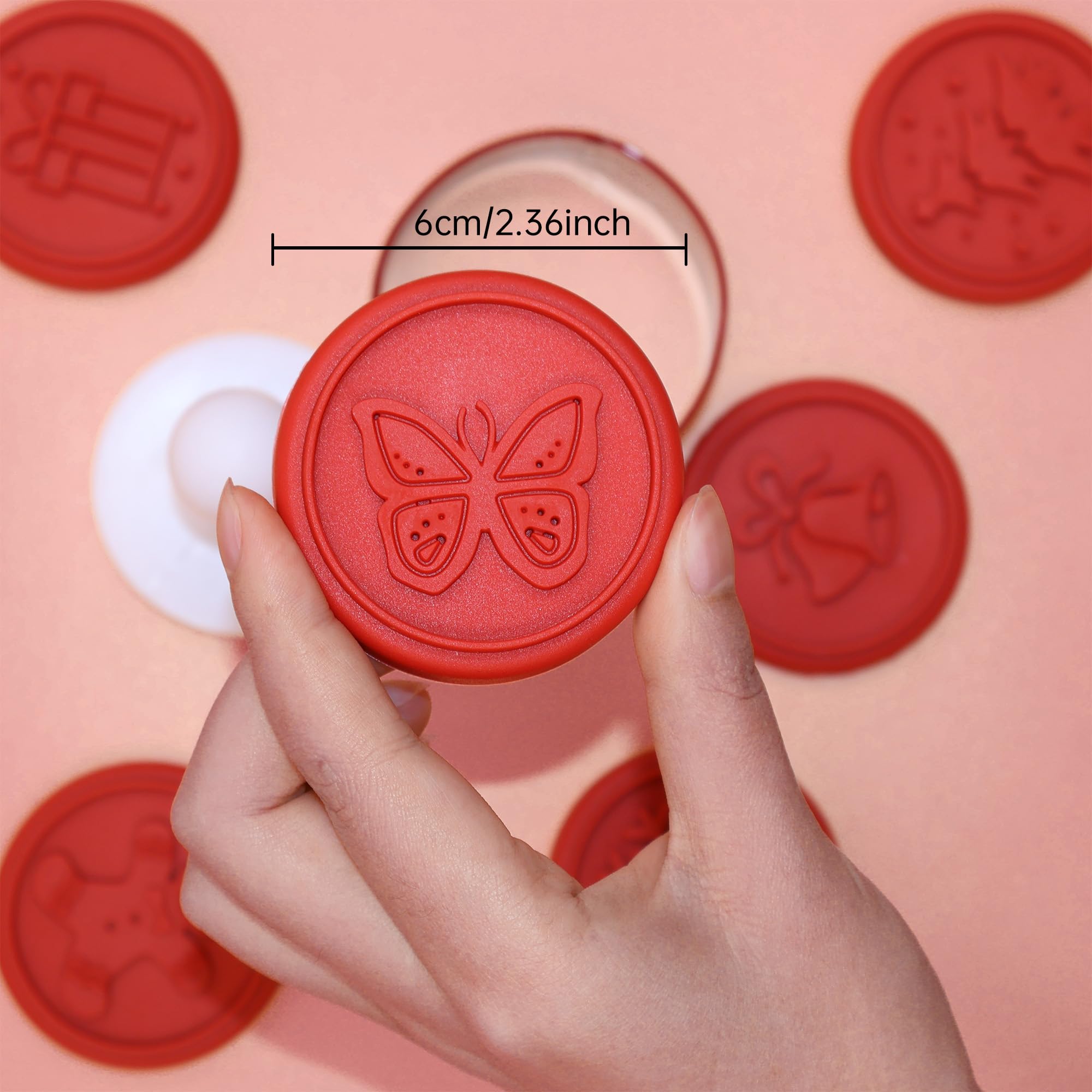Gurlideo six-piece set round mold for versatile shapes and quick decorating.