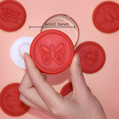 Gurlideo six-piece set round mold for versatile shapes and quick decorating.