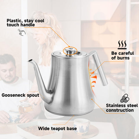 GURUDAR 68oz capacity accommodates 3-6 people for gatherings