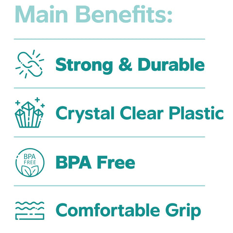 GUSTO BPA-free odorless cups safe for food and beverages