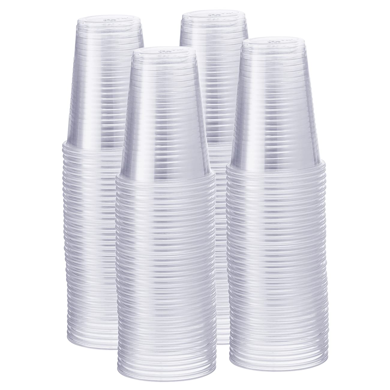 GUSTO clear plastic cups 9oz 500-count for parties and events