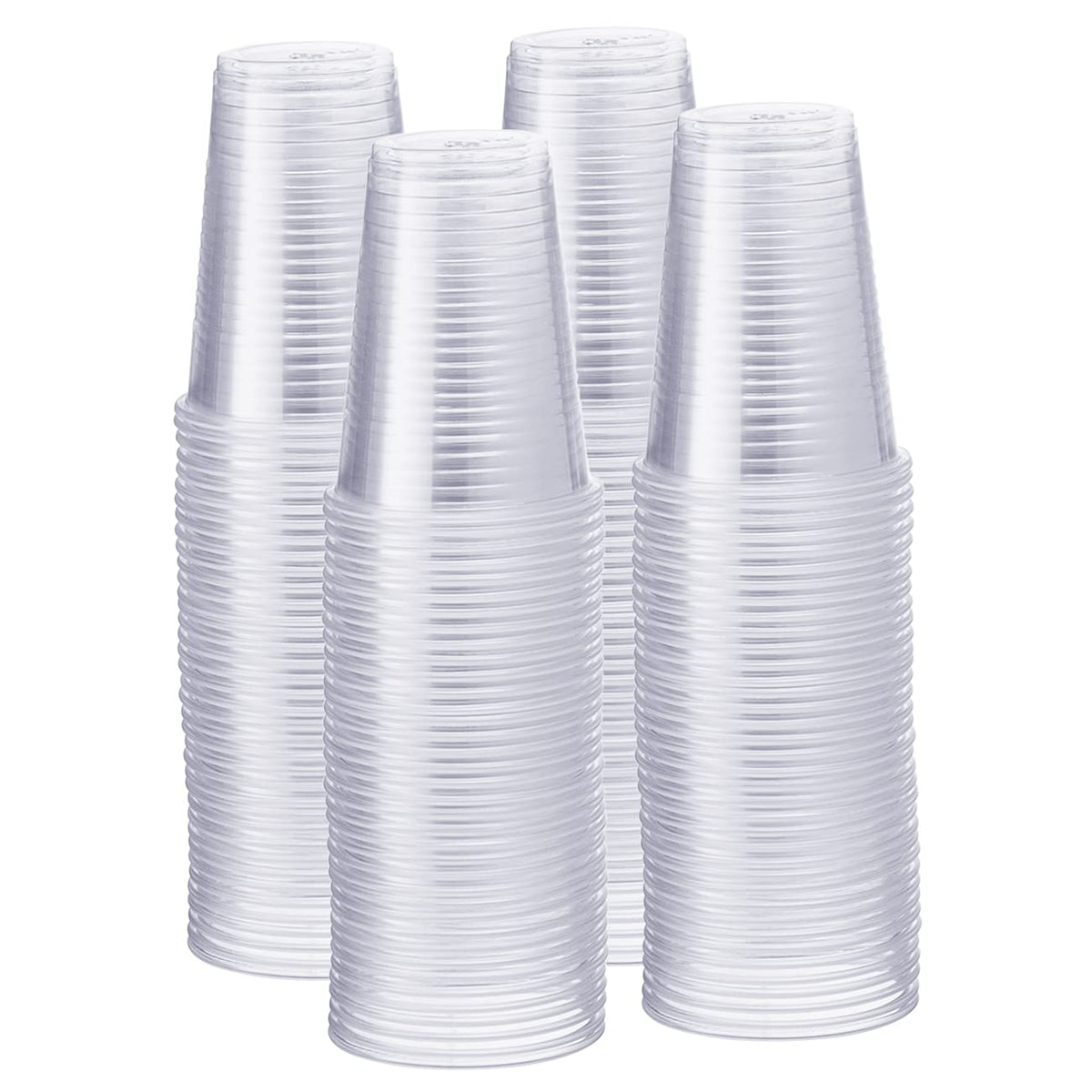 GUSTO clear plastic cups 9oz 500-count for parties and events