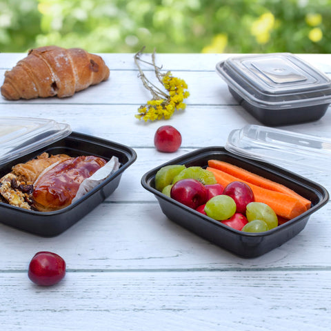 GUSTO microwave-safe container suitable for reheating meals quickly