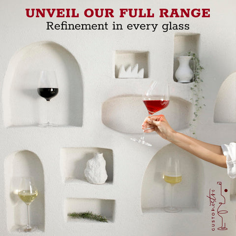 Gusto Nostro ergonomic grip supports secure handling during tasting