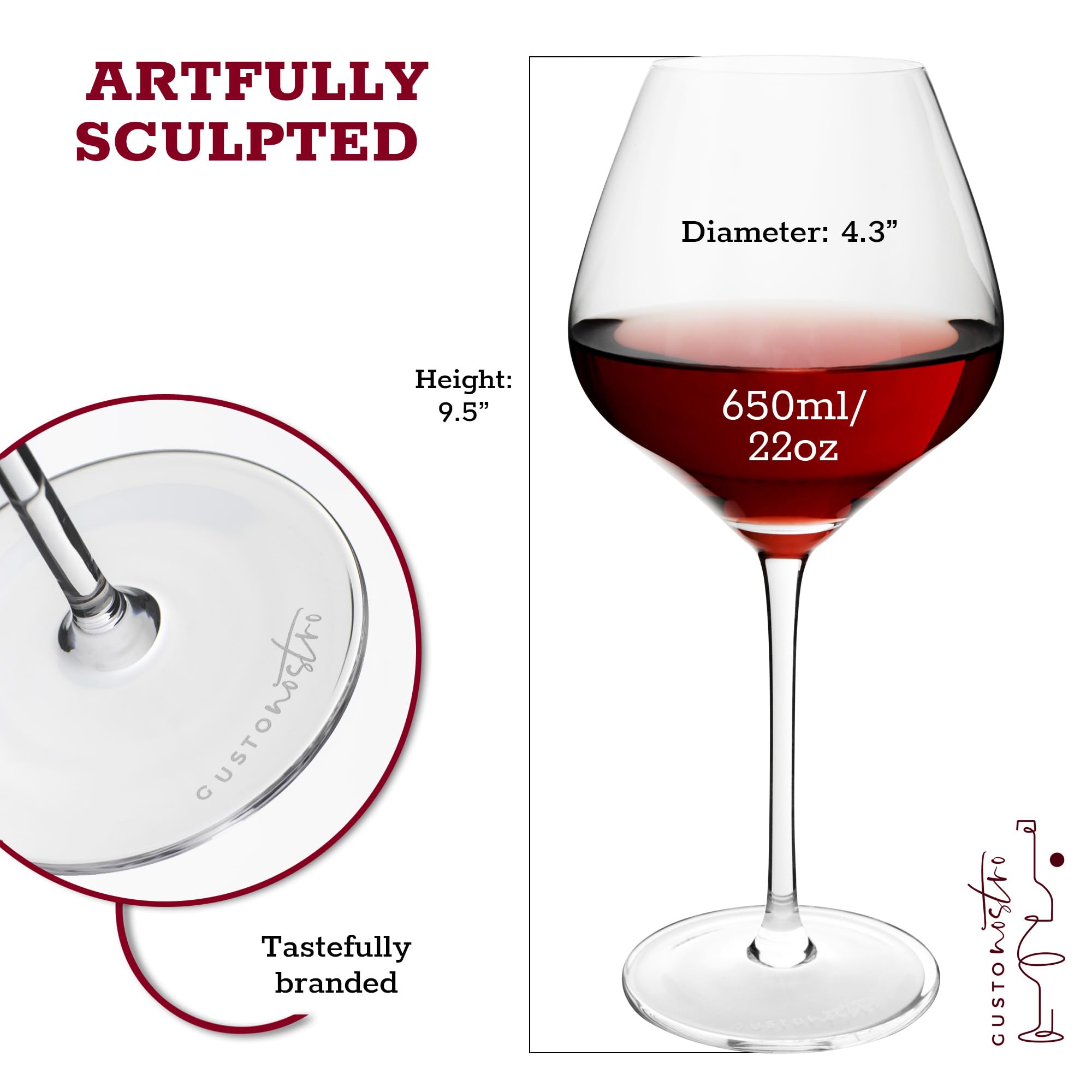 Gusto Nostro gift ready packaging for a refined wine accessory gift