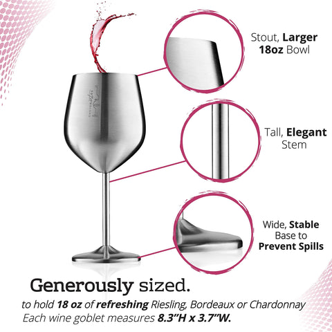 Gusto Nostro keeps drinks colder longer than traditional glass.